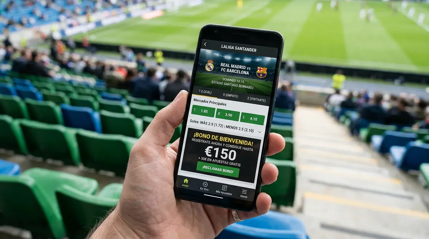 Condiciones reales de bonos de bienvenida en casas de apuestas de LaLiga EA Sports y rollover en Primera División